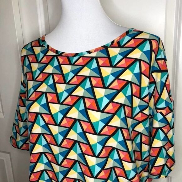 LuLaRoe Geometric Print Irma XXS - Picture 2 of 7